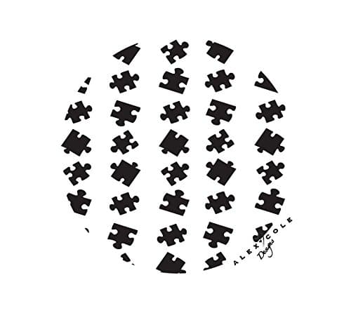 Autism Awareness Puzzle Stickers Decals (Black)