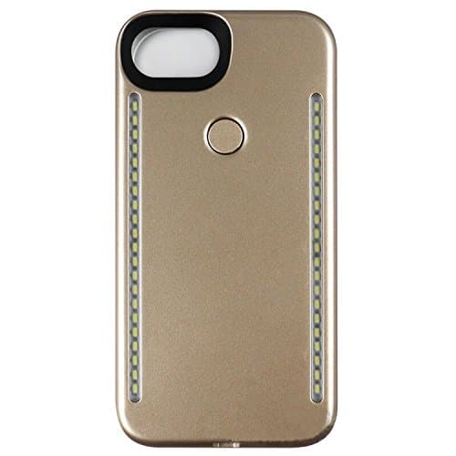Vahulawa Iphone 7Plus/ 6Plus /6SPlus Illuminated Case, New LED Selfie Light Up Luminous Case (Gold Matte-5.5in)
