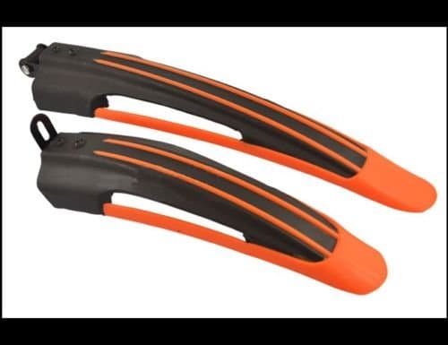 New Bicycle Front Rear Mud Guard Mudguard Set Mountain Bike Mud Fender/orange