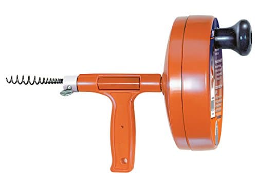 General Pipe Cleaners R-25SM Spin Thru Drain Auger with 1/4-Inch by 25-Feet Cable