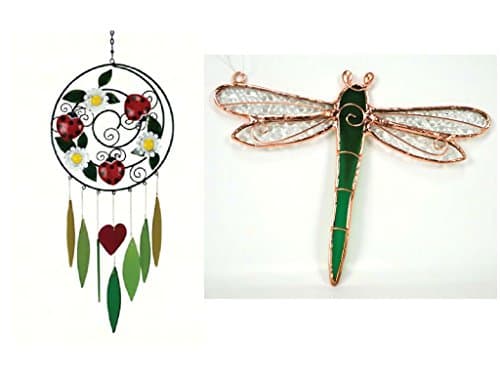 Gift Essentials GE143 Green Dragonfly Sun Catcher by Gift Essentials