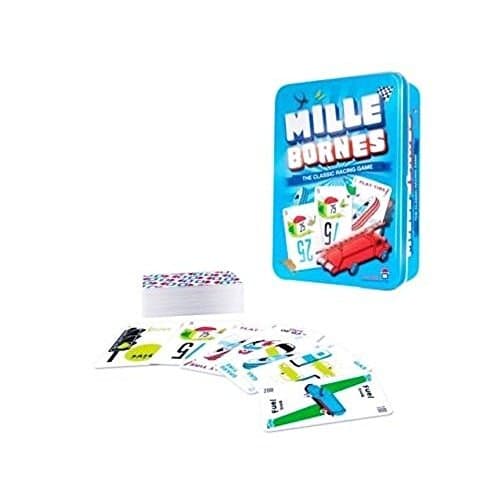 Mill Bornes Deluxe Metal Case "Card Game"