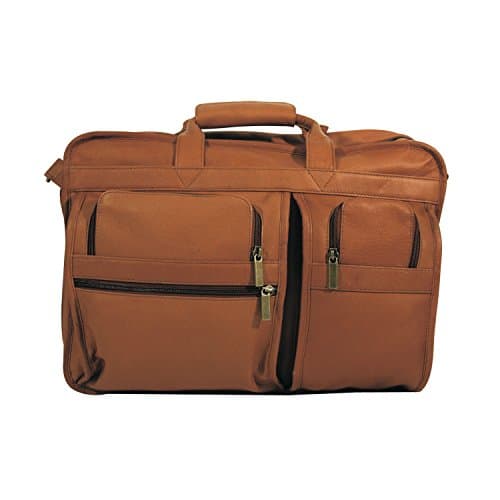 Andrew Philips Vaqueta Napa Expandable Multi-Function Briefcase in Tan