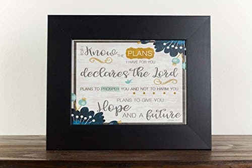 For I Know The Plans I Have For You Religious Jeremiah 29:11 Love Religious 13x16"