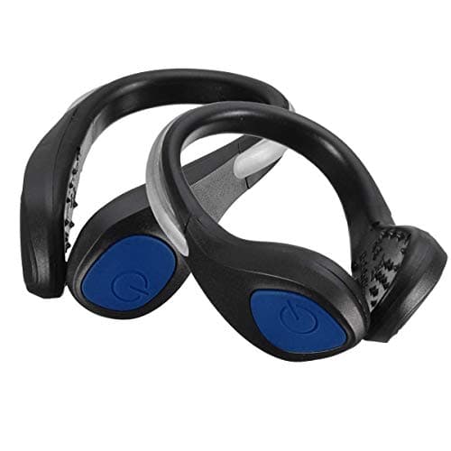 SUAVER Running Lights LED Shoe Clips Light Rainproof Led Safety Shoe Light with 2 Modes Night Safety Outdoor Sport Gear LED Bright Light for Running,Cycling,Walking, Jogging,Horse Riding 1 Pair