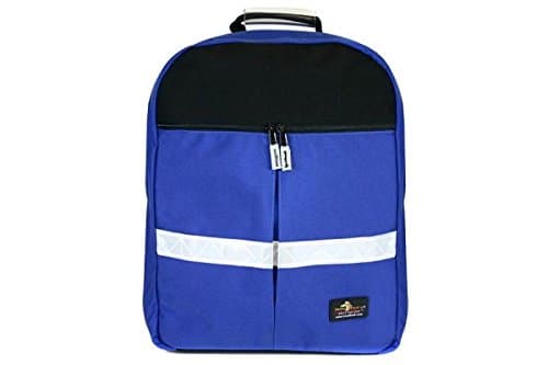 Iron Duck 32410-RB Smart Pack Airway Backpack for a"D" or Jumbo"D" Oxygen Tank, Nylon, Royal Blue
