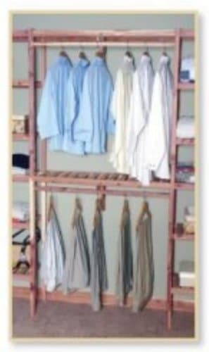 Northern Kentucky Cedar BVHK3012 Aromatic Red Cedar 30 in. Basic Ventilated Hanging Kit