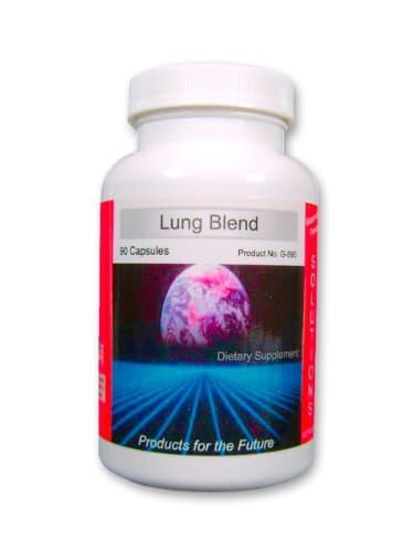 Lung Supplement, Lung Blend, Amazing Chelated, Natural Lung Support Supplement, with Garlic, Horehound, Fenugreek Seed, and Homeopathic Cell Salts 90ct