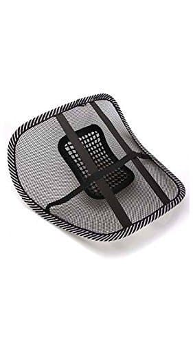 A2zonlineking Back Rest Support for Car seat, Home and Office Chair(Set of 1, Black)