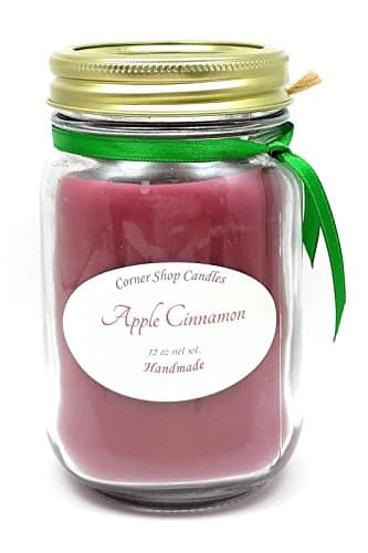 Mackintosh Apple Cinnamon Scented Candle. Soy Blend Jar. 12oz net wt.