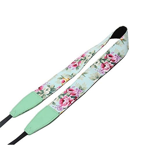 Xuyf Camera Strap Universal Shoulder Neck Strap for All SLR/DSLR Camera-Light Blue