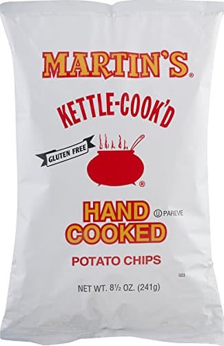 Martin's Kettle-Cook'd Hand Cooked Potato Chips, 9 Ounce (Pack of 3)