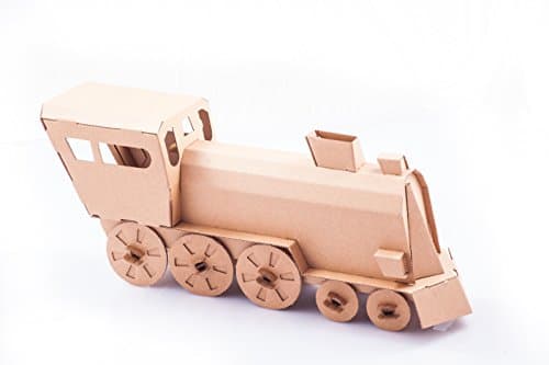 Leolandia Locomotive Creative DIY Cardboard Train Model