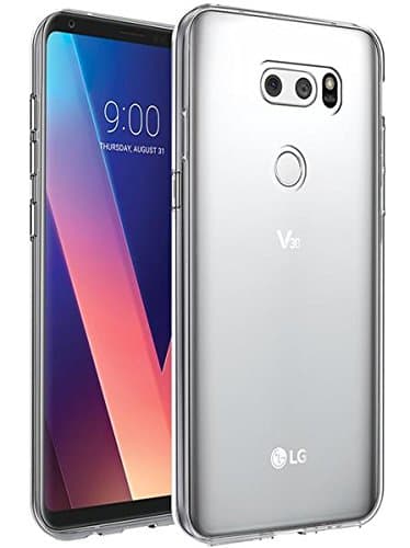 iProtect LG V30 Crystal Clear Soft Case - TPU 0.3mm transparent protective cover