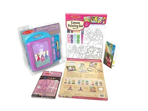 Melissa & Doug Water Wow Princess Learning Toy Gift Bundle-Design, Draw & Paint Activities Age 5+