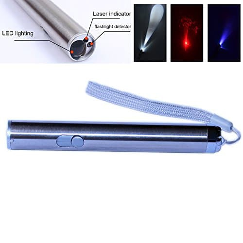 NFZ Adjustable 3 in 1 White Red UV Light LED Zoomable Flashlight Hunting Torch Lamp Tactical Flashlight