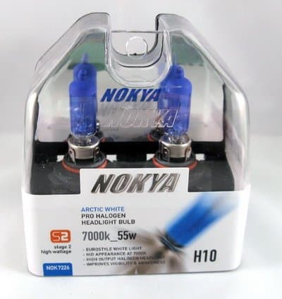 Nokya H10 / 9145 Arctic White Stage 2 7000K Halogen Headlight / Fog Light Car Light Bulb Replacement