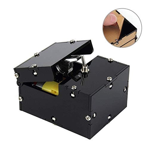 Bujingyun Fully Asembled Mini Edition Useless Box For Birthday And Party Gift Toy Game (Black)