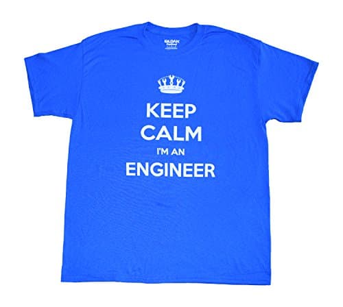 Suck Up Gifts Keep Calm I'm an Engineer Unisex Short Sleeve T-Shirt (2X-Large)