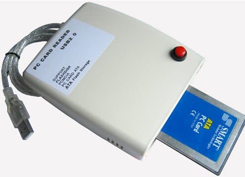 ATA PCMCIA Memory Card Reader Card 68PIN CardBus To USB Adapter converter
