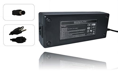Monolith Industry 130W AC Adapter for Alienware Alpha ASM100-1580; Alpha ASM100-2980; Alpha ASM100-4980; Alpha ASM100-7980; Alpha DKCWA01; Alpha DKCWA02; Alpha DKCWA03; Alpha DKCWA04 Power Supply Cord