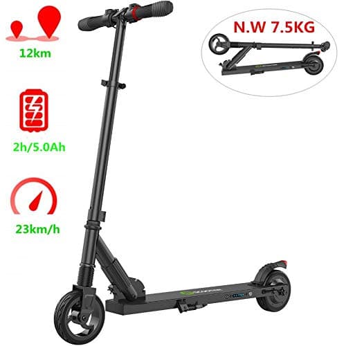 Electric Scooter, Powerful Motor 250W, Max Speed 23 Mph, Convenient And Fast Commuting Folding Electric Scooter Load To 199lb Max for Adult City Urban Riders