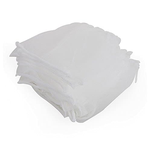 Egoelife 100 PCs Disposable Mesh Sink Sewer Filter Bag Strainer Rubbish Bag for Kitchen or Bathroom Sink