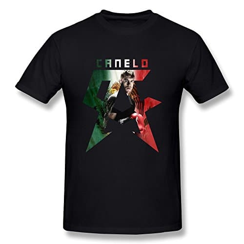 Canelo Alvarez pattern Men's T-shirt XL,Black