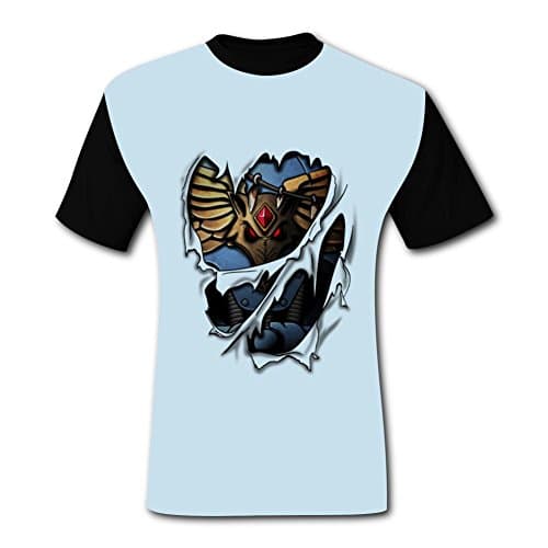 3D Printing Space Wolves Armor Trend Humor T Shirts Short Sleeve for Mens S