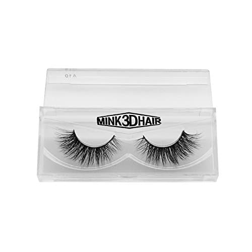 1pc Handmade 3D Mink False Eyelashes,Reusable with Black Flexible Cotton Band, Lightweight,Fluffy,Curling,Natural Looking