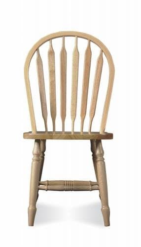 International Concepts Windsor Arrow Back Chair, Unfinished