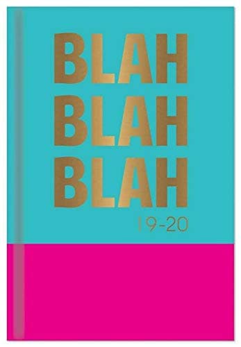 2019-2020 A5 Academic Mid Year Diary Week to View Casebound HB - Blah