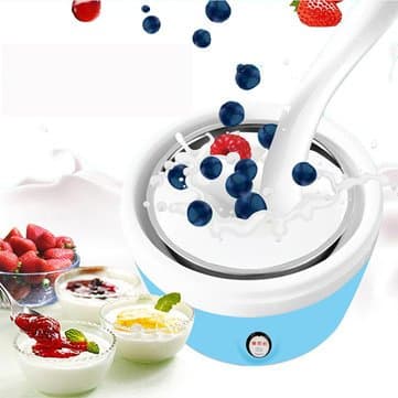 220V Stainless Steel Automatic Yogurt Maker DIY Yoghurt Container Kitchen DIY Appliance