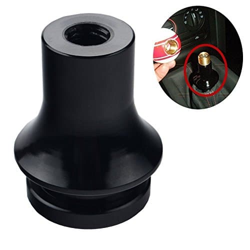 JUDING SHIFT KNOB BOOT RETAINER/ADAPTER FOR MANUAL GEAR SHIFTER LEVER 10X1.5 Color Black