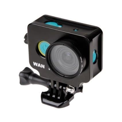 Meiruian Black Protective Case CNC Alu Frame Shell+UV Lens+Frame Lens Cover for Xiaomi Yi Camera