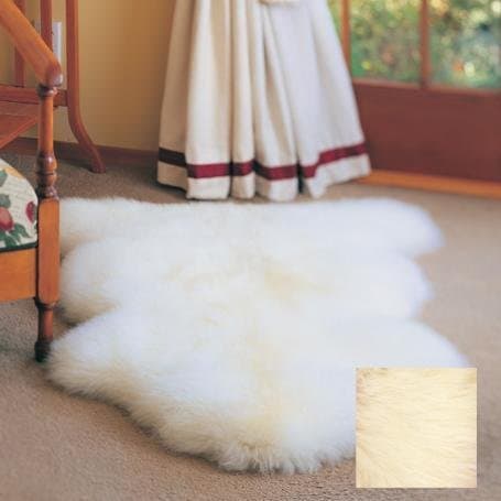 Bowron One Pelt Gold Star Rug