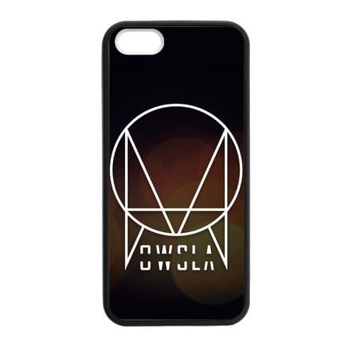 Artswow iPhone 5/5s Skrillex and OWSLA Custom Plastic TPU Cell Phone Case