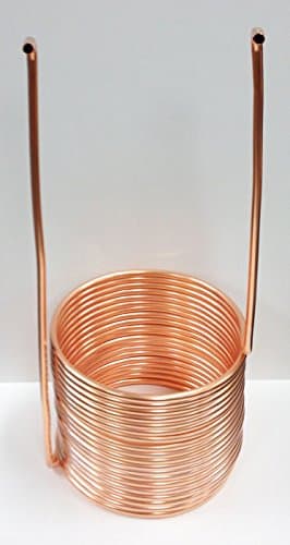 Quick Chill Home Brew Copper Immersion Wort Chiller, 50' X 3/8"
