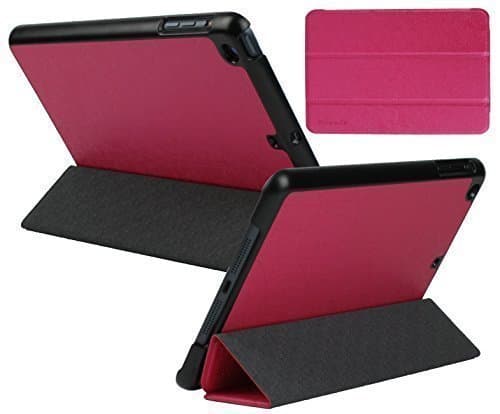 iPad mini 1/2/3 Case, Propado Ultra Slim Lightweight Stand Smart Cover with Auto Sleep/Wake for iPad mini 1/ iPad mini 2/ iPad mini 3 , Magenta