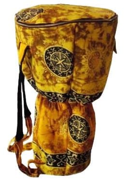 Gold Celestial Djembe Bag, XXL: 26" x 15.5"