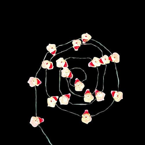 Martha Stewart Living 4.5 ft. 18-Light Warm White LED Santa Ultra Wire Light Battery Operated