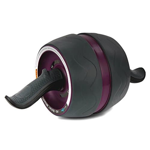 Blascool Fitness Roller Wheel (With Alloy material, Supports maximum load-bearing body 220LB, for Abdomen, back, buttocks, chest and leg exercises) (Red)