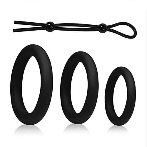 Adjustable sīlīcone rīng Set + Super Soft Men rīng/Happy combīnatīon Toy for Men Stronger, Longer lastīng