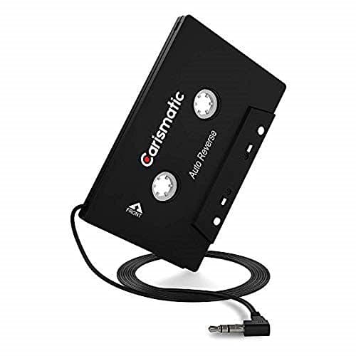 Carismatic 3.5mm Stereo Plug Universal Audio Cassette Adapter for iPhone/Android/Smartphones - Black