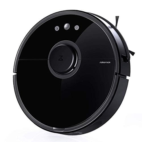 Roborock S55 Smart Vacuum Cleaner, 2 in 1 Sweeping and Moping, 2000Pa Super Power Suction & 5200mAh Battery International Version Black (EU Plug)