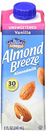Blue Diamond Non Dairy Almond Milk, Vanilla Unsweetened, 8 oz