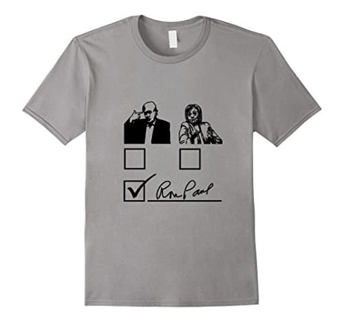 Mens Write in Ron Paul 2016 XL Slate