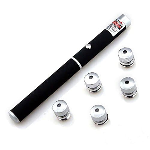 Laser - LED Laser - 5 Interchangeable Caps For Different Mesmerizing Effects. Laser Party by Twisted Glow - perfect for parties, festivals, camping & more! - UV Purple