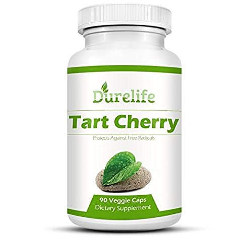 Tart Cherry Extract Supplement 90 Count 1,000 mg per Veggie Capsule By DureLife, It Is NON GMO - GLUTEN FREE And Full Of Antioxidants and Flavonoids, Support Immune System Muscles and Joint Health