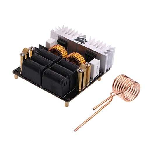 Hunulu 20A 1000W 12V-48V ZVS Low Zero Voltage Induction Heating Board Module DIY